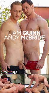 GayHoopla: Andy McBride fucks Liam Quinn bareback 