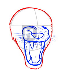Place the nose inside its cavity, and the eyeball inside the socket. How To Draw A Face Of A Lion Step By Step Drawing Tutorial Easy