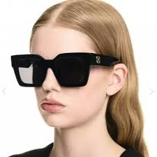 Off-White JACKSON Women Sunglasses Black Burgundy Square OERI13I 1028