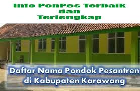 Pesantren ini pada hakikatnya memiliki banyak jenjang, dari tk hingga jenjang sekolah menengah atas. 5 Pondok Pesantren Di Kabupaten Karawang Yang Terkenal Info Pondok Pesantren