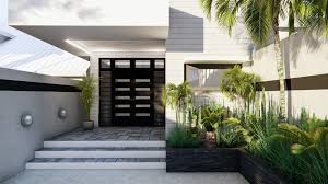 Join a community of 67 451 783 amateur designers. Modern Home Front Entrance 3d Architectural Visualization White Rook Design