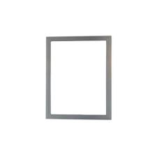 Home Decorators Collection Vanity Mirror 30 In L X 24 In W Beveled Edge Framed Hardware Cool Gray Finish