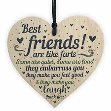 Show your appreciation with these excellent gifts for best friends. Funny Friendship Gifts For Women Handmade Wooden Heart Sign Gift For Best Friend 5056293503556 Ebay