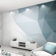 Modern Geometric Stereoscopic Wallpaper Wall Mural Imaginary Etsy Bedroom Wall Paint Geometric Wall Paint Bedroom Wall