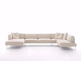 Rod Sectional Sofa By Living Divani Design Piero Lissoni Divani Design Fabric Sofa Design Sectional Sofa