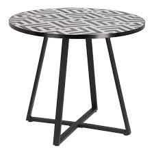Check spelling or type a new query. Petite Table D Exterieur Tendance Mosaique Noir Et Blanche Serena