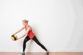 Crunches lay on your back with your knees bent and your feet on the floor. 14 Full Body Medicine Ball Exercises To Sculpt Your Arms And Core Medicine Ball Workout Medicine Ball Ball Exercises