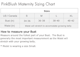 Size Chart Pink Blush Maternity Maternity Skirt