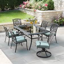 Get free shipping on qualified hampton bay patio dining sets or buy online pick up in store today in the outdoors department. Create Customize Your Patio Furniture Belcourt Collection The Home Depot Patio Dining Furniture Outdoor Dining Set Hampton Bay Patio Furniture