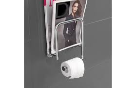 This cavazos freestanding toilet paper holder with magazine stand brings convenience to all homes. Toilet Paper Holder W Magazine Rack Pratica