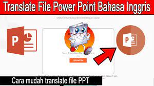 Perlu diketahui bahwa, cara translate file pdf ke bahasa indonesia dengan menggunakan google drive dan microsoft word hanya bisa digunakan pada file pdf yang berjumlah kurang dari 10 halaman saja. Cara Translate Ppt Bahasa Inggris Online Youtube