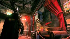 He wore a militaristic batsuit and had an arkham symbol on his chest. Batman Arkham Knight Arkham Knight Hq North Riddler Trophies
