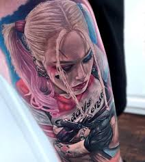 Cartoonist yale stewart draws the joker and harley in the style of his jl8 webcomic. 50 Amazing Harley Quinn Inspired Tattoo Designs And Margot Robbie S Harley Quinn Tattoos Tattoo Me Now