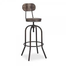 Maybe you would like to learn more about one of these? Toledo Style Swivel Bar Stool With Backrest Rustic Finish 68 84cm Cult Furniture