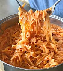 Easy Creamy Tomato Pasta Lou Lou Girls Creamy Tomato Pasta Food Creamy Tomato Pasta Sauce