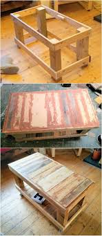 See more ideas about pallet furniture, diy pallet furniture, pallet. Reclaimed Pallet Wood Coffee Table Idea Pallet Wood Coffee Table Coffee Table Wood Wood Pallets
