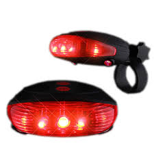Red Bike Light With Ground Illuminating Lasers Magic Matt S Brilliant Blinkys