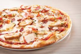 Saucy Gourmet Club Deluxe Roast Chicken Bacon And Ham Smothered In Our Sweet Chilli Mayonnaise Panarottis Http Sweet Chilli Italian Pizza Roast Chicken