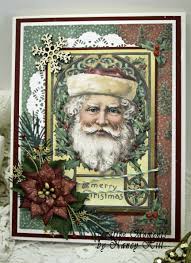 See more ideas about vintage cards, card making, cards. Santa Christmas Card Christmas Cards Handmade Santa Christmas Cards Christmas Cards To Make
