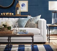 Choose between multiple different lengths and depths. Chesterfield Square Arm Fabric Sofa Pottery Barn