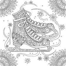 Ice Skates Coloring Pages Christmas Coloring Books Christmas Coloring Pages