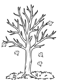 Fall Tree Coloring Page Fall Coloring Sheets Tree Coloring Page Leaf Coloring Page