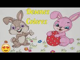 Urecheat cu haine sure sta pe camp si in padure. Iepurasi De Pasti Desenez Si Colorez Iepurasul De Paste Desene Pentru Copii Youtube