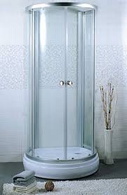 Shower Enclosure Chrome Finish Glass Shower Enclosures Shower Tray Glass Shower