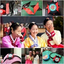My Korea Corner How To Make Korean Traditional Headband Korean Traditional Korean Crafts Korean