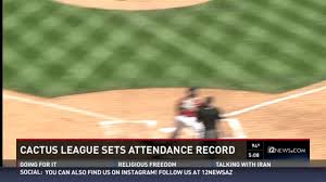 The cactus league was honored to host military appreciation week, presented by @usaa. The Cactus League S Been Great But For How Long
