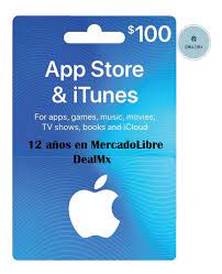 Tarjetas de app store de 100. Tarjeta App Store Itunes 100 Pesos De Saldo Mercado Libre