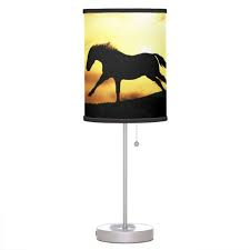 Running Horse Table Lamp Zazzle Com Table Lamp Lamp Horse Lamp