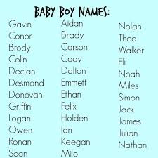 Below Is A More Complete List Of Names Showing The Top 1 000 Boy Names Be Sure To Check Out Our Baby Name F Cool Baby Boy Names Cool Boy Names Baby