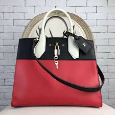 Black And Red Louis Vuitton Bag Louis Vuitton Smooth Calfskin Medium Large City Steamer Bag Mm Gm White Black Red 2016 Bags Louis Vuitton Louis Vuitton Handbags