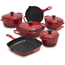 Le Creuset Signature Cherry 10 Piece Set Sur La Table Le Creuset Cookware Creuset Le Creuset
