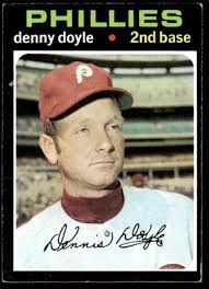 Baseball Lineup Cards 1973 Topps Denny Doyle Philadelphia Phillies Baseball  Card #424 Phillies Baseball Cards
