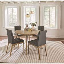 Because of the extremely perfect size, this round wooden dining table is quick to carry, clean, assemble, and its places, incredible designs of this exclusive wood. Mid Century Modern Oak Dining Table Barcelona Solid Wood Dining Set Oak Dining Table Round Dining Set