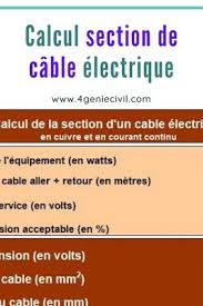 Tableau De Calcul De Section De Cable Excel Cours Genie Civil Outils Livres Exercices Et Videos En 2020 Section De Cable Calcul Modele De Planning