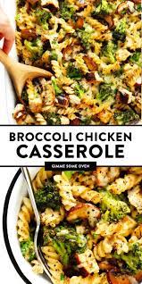 Healthier Broccoli Chicken Casserole Recipe Gimme Some Oven Recipe In 2020 Chicken Recipes Casserole Chicken Dinner Recipes Health Dinner Recipes