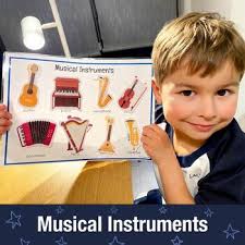 Musical instrument matching worksheet