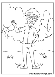 Blippi is a cute youtube character. Printable Blippi Character Coloring Pages Updated 2021