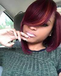 Side Bangs Bob Hairstyles Wigs For Black Women Natural Hair Styles 100 Human Hair Wigs Human Hair Wigs