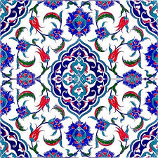 Armada Cini 20x20 Cm Ac 44 Kutahya Cami Cinisi Desenli Seramik Sanat Islami Sanat Desenler