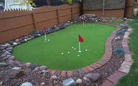 The diy method is doable if you are handy and like having control over the the cost will depend mostly on the size of the area you are converting. Backyard Putting Green Green Backyard Large Backyard Landscaping Backyard Putting Green