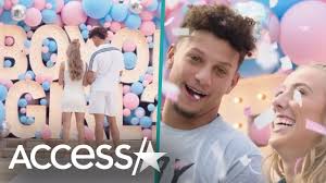 Democrat president joe biden lost again sunday night when his pick for whom he would want to receive a pass from, chiefs' quarterback patrick mahomes, lost the super bowl to the buccaneers' tom brady in a blowout in tampa. Patrick Mahomes Fiance Brittany Matthews Reveal Sex Of Baby On The Way Youtube