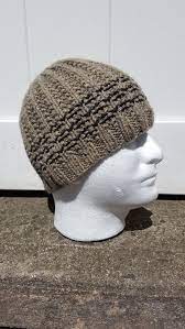 Winer Gray Hat Xxl Wool Beanie Winter Hats Gray Hats Etsy Wool Beanie Gray Knit Hat Knitted Hats