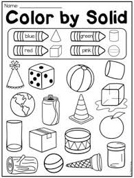 Preschool and kindergarten shapes printable worksheets for teachers and homeschool parents. First Grade 2d And 3d Shapes Worksheets Distance Learning By My Teaching Pal