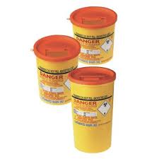 If you don't have one, order a container online or from a check your local health department's website. Daniels Healthcare Sharps Container Slim