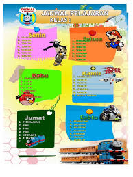 Contoh format jadwal pelajaran 5 hari sekolah contoh format jadwal pelajaran 5 hari sekolah yang snngat anda butuhkan saat ini,maka. Template Jadwal Pelajaran Untuk Sd