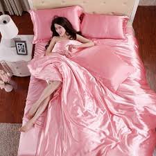 Jacquard bedding set king queen size bed linen silk cotton duvet cover bed new. Satin Silk Bedding Set Queen Size Bedsheet Sets Bedclothes Solid Duvet Cover Set Sheet Satin Bedding Silk Duvet Cover Silk Bedding